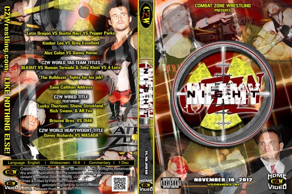 CZW DVD November 10, 2012 "Night Of Infamy" - Voorhees, NJ CZW DVD November 10, 2012 "Night Of Infamy" - Voorhees, NJ
